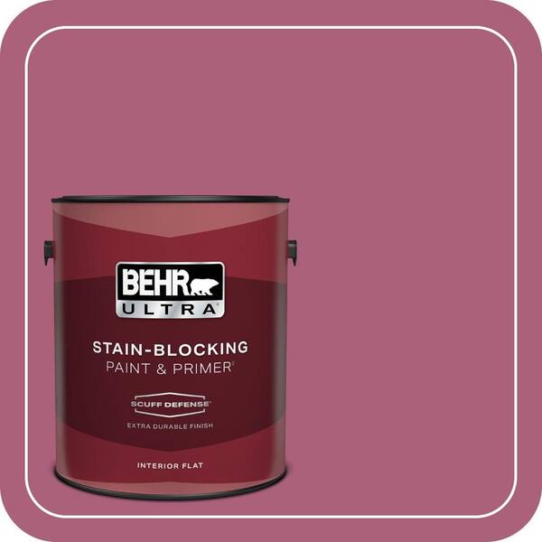BEHR ULTRA 1 gal. #T13-1 Daah-Ling Extra Durable Flat Interior Paint & Primer