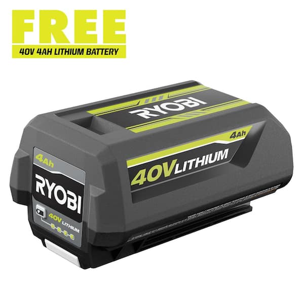 RYOBI 40-Volt Lithium-Ion 4.0 Ah Battery OP4040A1 - The Home Depot