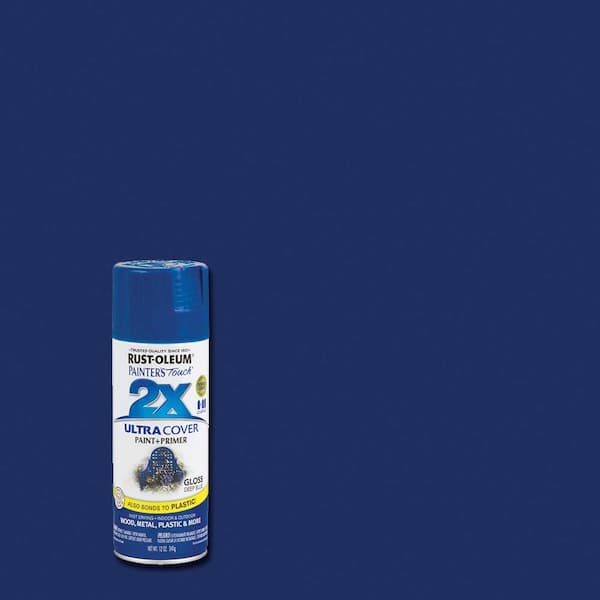 Rust-Oleum Painter's Touch 2X 12 oz. Gloss Deep Blue General Purpose Spray Paint