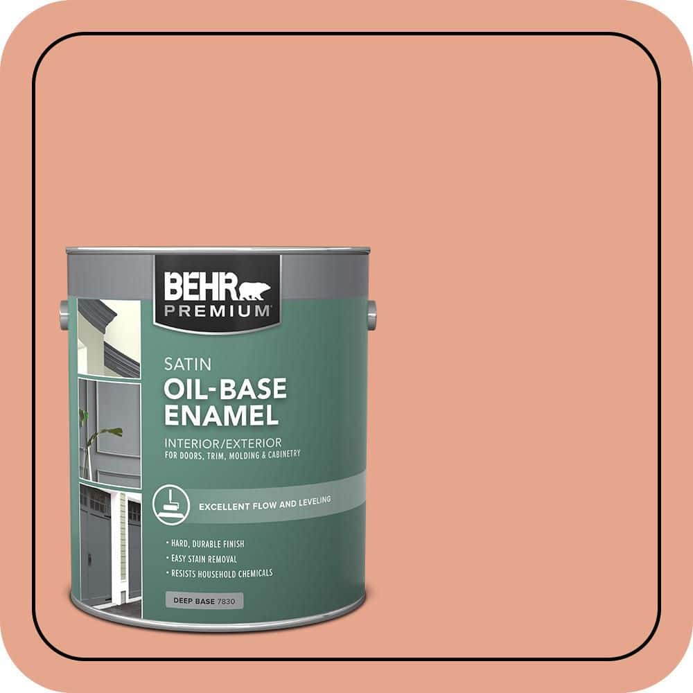 1 gal. #M180-4 Priceless Coral Oil-Base Semi-Gloss Enamel Interior/Exterior Paint product image for price tracking