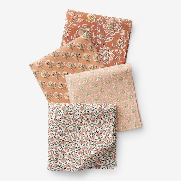 Company Cotton Mix & Match 19 in. W x 19 in. H Rust Cotton Napkins (Set of 4)