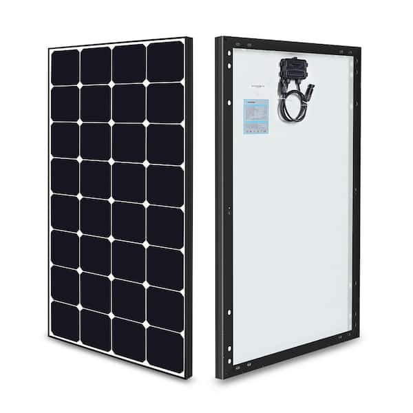 Renogy Eclipse 100-Watt 12-Volt Monocrystalline Solar Panel for RV Boat Solar System