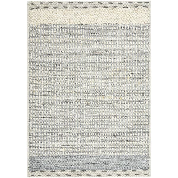 Sadie Cream Cottage Solid Color 2 ft. x 3 ft. Area Rug