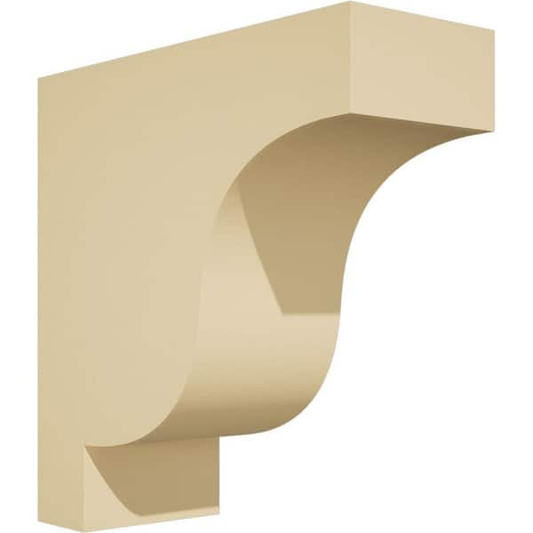 Ekena Millwork Standard Newport 3 in. W x 8 in. H x 8 in. D Signature Urethane Polyurethane Corbel