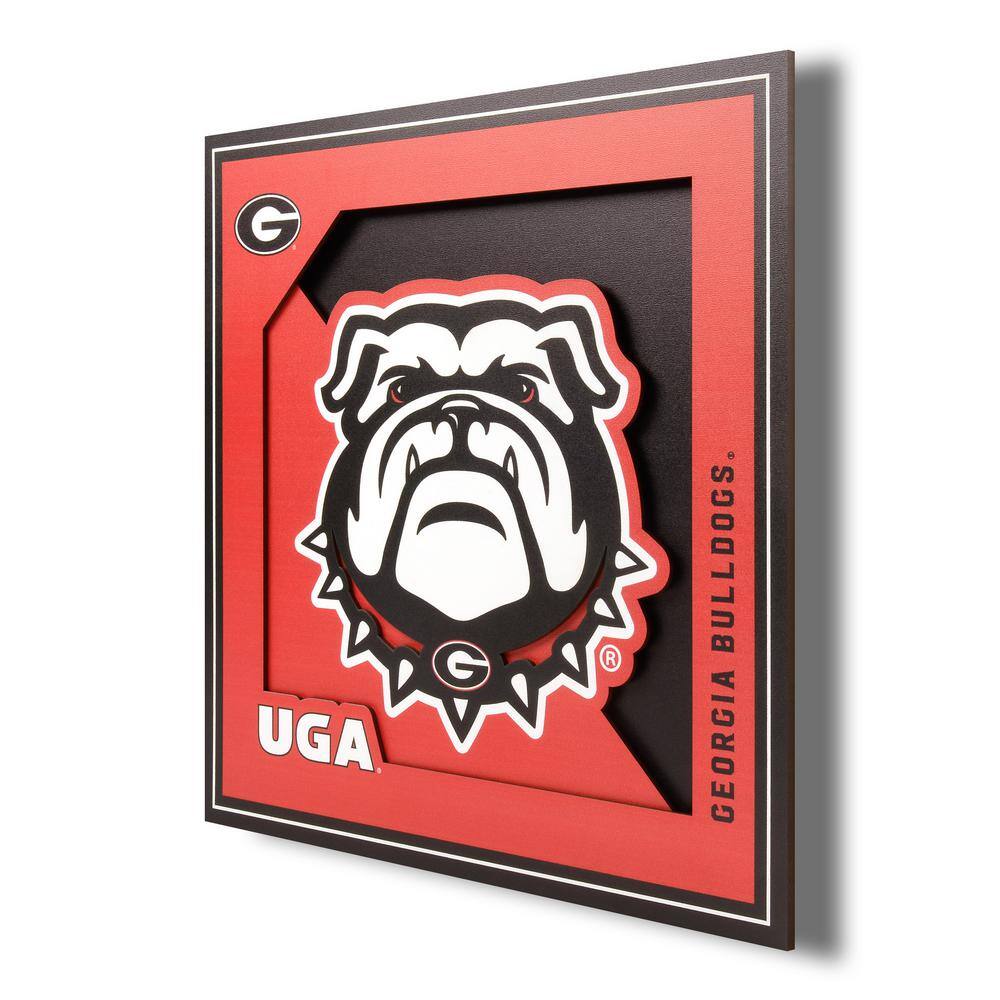 NCAA Georgia Bulldogs 3D Logo Series Wall Art - 12x12 2506722 - The ...