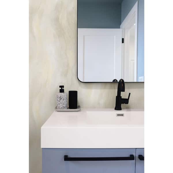 60.75 sq. ft. White Onyx Smoke Texture Embossed Vinyl Unpasted Wallpaper Roll