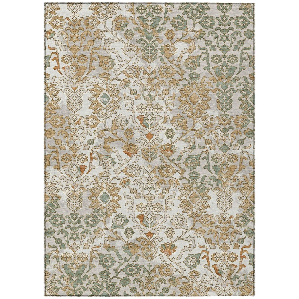 Chantille Machine Washable Indoor/Outdoor Abstract ACN2584 Ivory 5 ft. x 7 ft. 6 in. Area Rug price history on PriceWatchPro