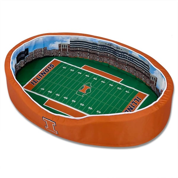 StadiumSpot University of Illinois S Football Stadium Pet Bed