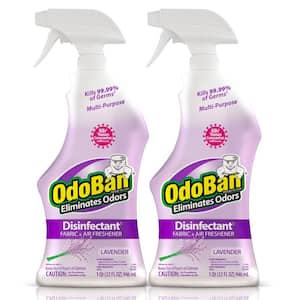 32 oz. Lavender Multi-Purpose Disinfectant Spray, Odor Eliminator, Sanitizer, Fabric Freshener, Mold Control (2-Pack)