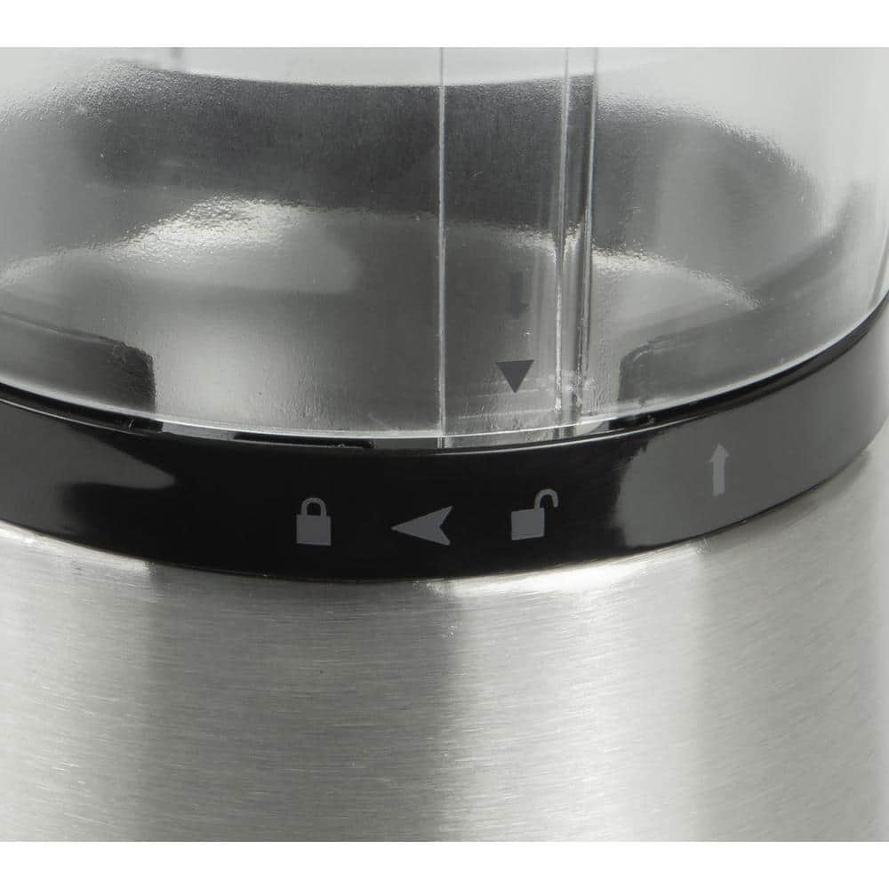 HomeCraft Stainless Steel Electric Coffee Grinder with Blade