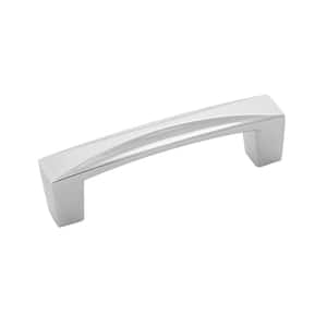 Crest Collection Pull 3 in. Center-to-Center Chrome Finish Drawer Pull