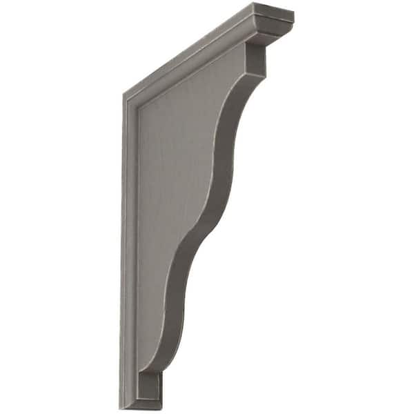 Ekena Millwork 1-1/2 in. x 11 in. x 9 in. Reclaimed Grey Hamilton Traditional Wood Vintage Decor Bracket