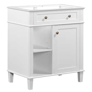 29 in. W x 18 in. D x 33.3 in. H Bath Vanity Cabinet without Top in White
