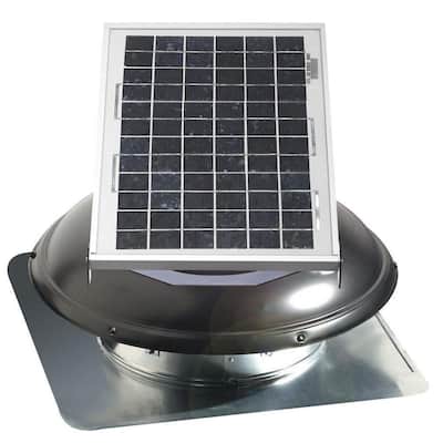 800 CFM Solar Powered Roof Mount Exhaust Attic Vent