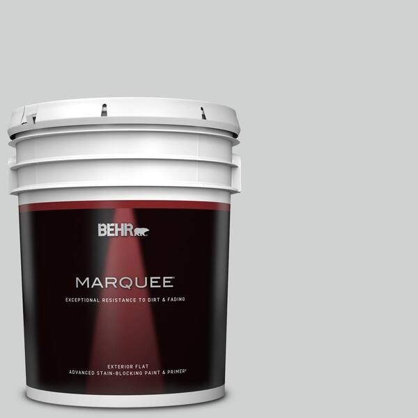 BEHR MARQUEE 5 gal. #N530-2 Double Click Flat Exterior Paint & Primer