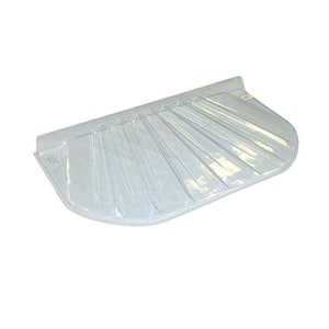 44 in. x 4 in. Polyethylene Elongated Low Profile Window Well Cover
