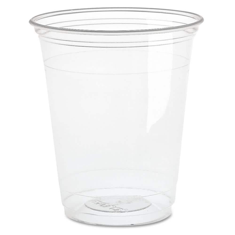 Flat Straw Lid for 9/12/16/20/24 oz. Recyclable Plastic Cup 1000/Case