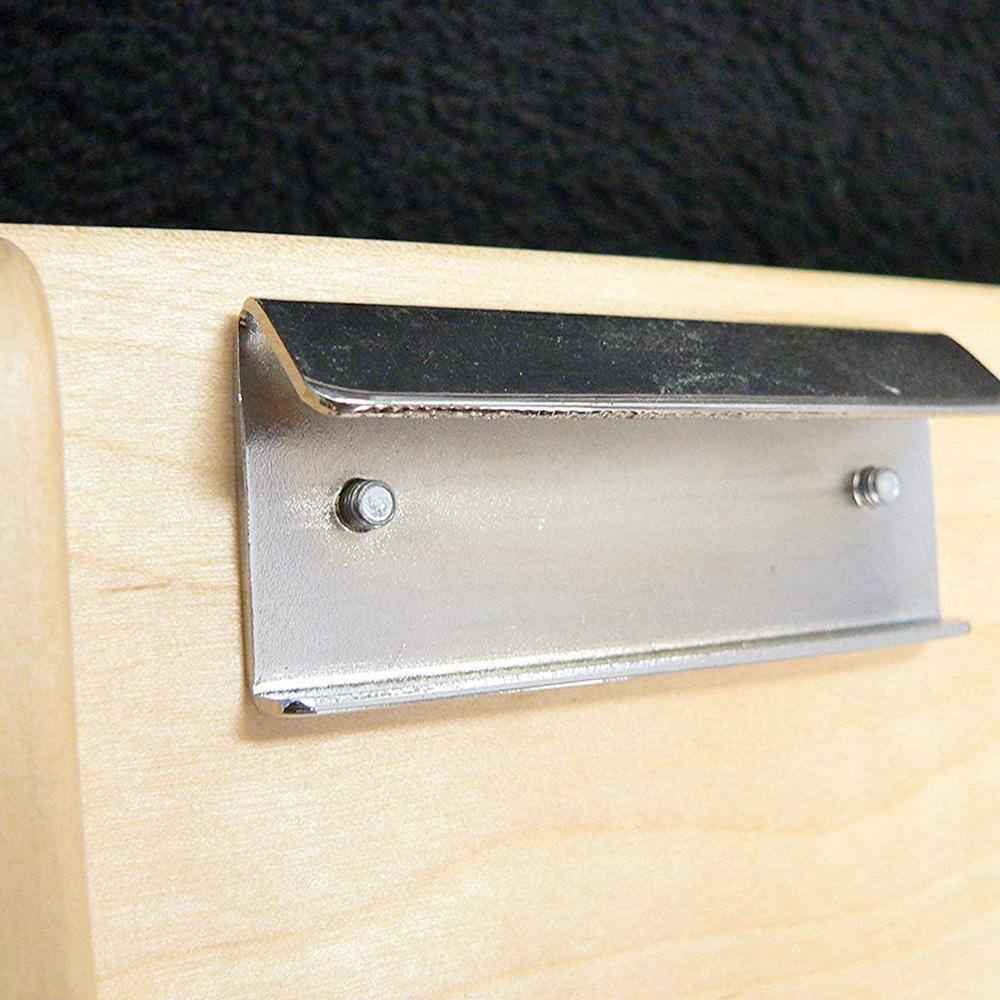 Maple Wood Adjustable 3-Shelf Door Mounted Spice Rack