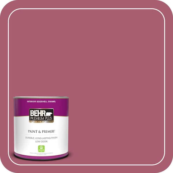 BEHR PREMIUM PLUS 1 qt. #MQ1-07 Shine Baby Shine Eggshell Enamel Low Odor Interior Paint & Primer