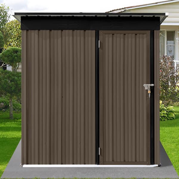 5 ft. x 4 ft. Metal Shed with Lockable Door (20 sq. ft. )