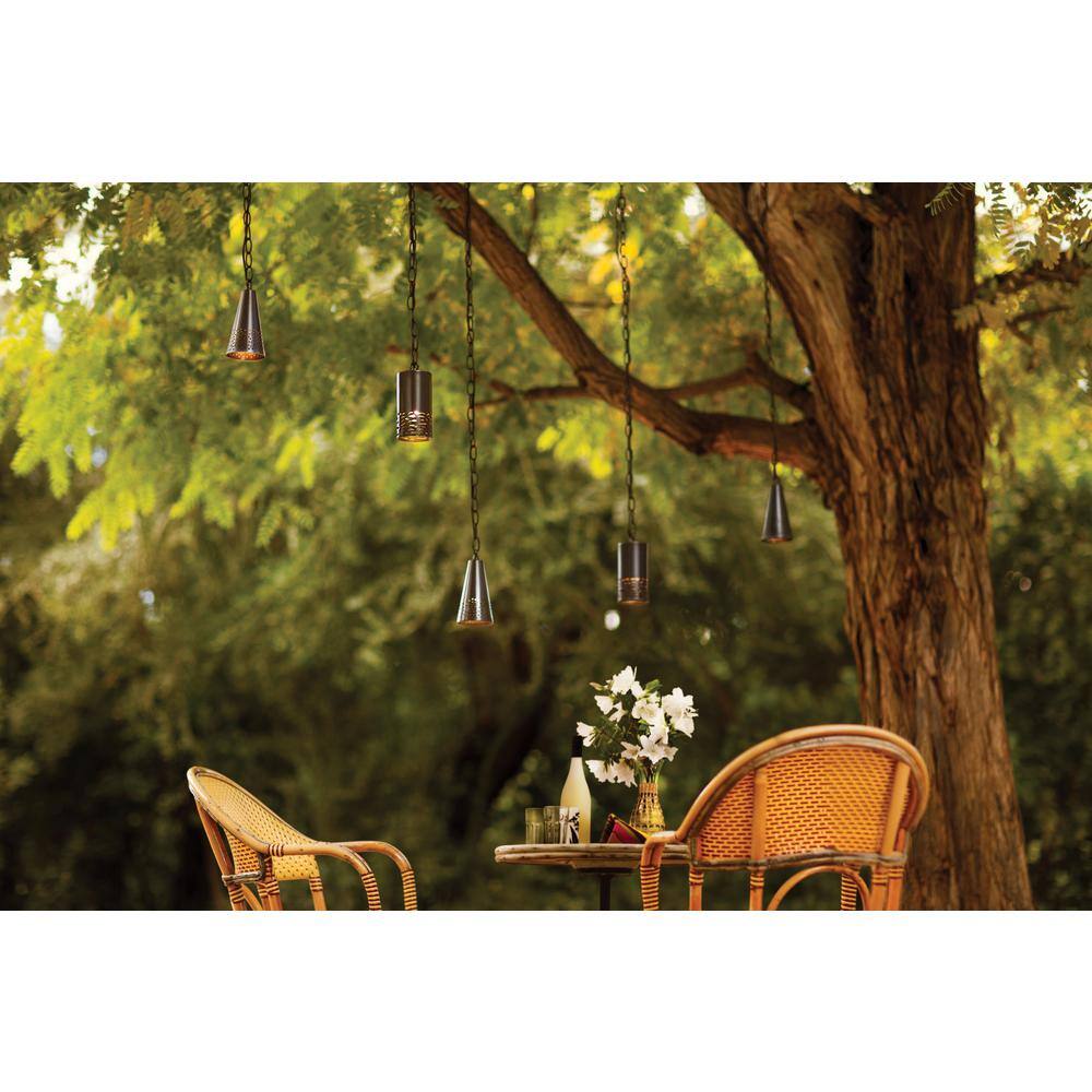 Bronze Aluminum LED Indoor/Outdoor Pendant Light