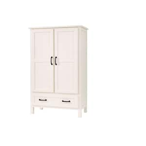 Ivory Wood Kitchen Pantry (30 in. W x 47 in. H)