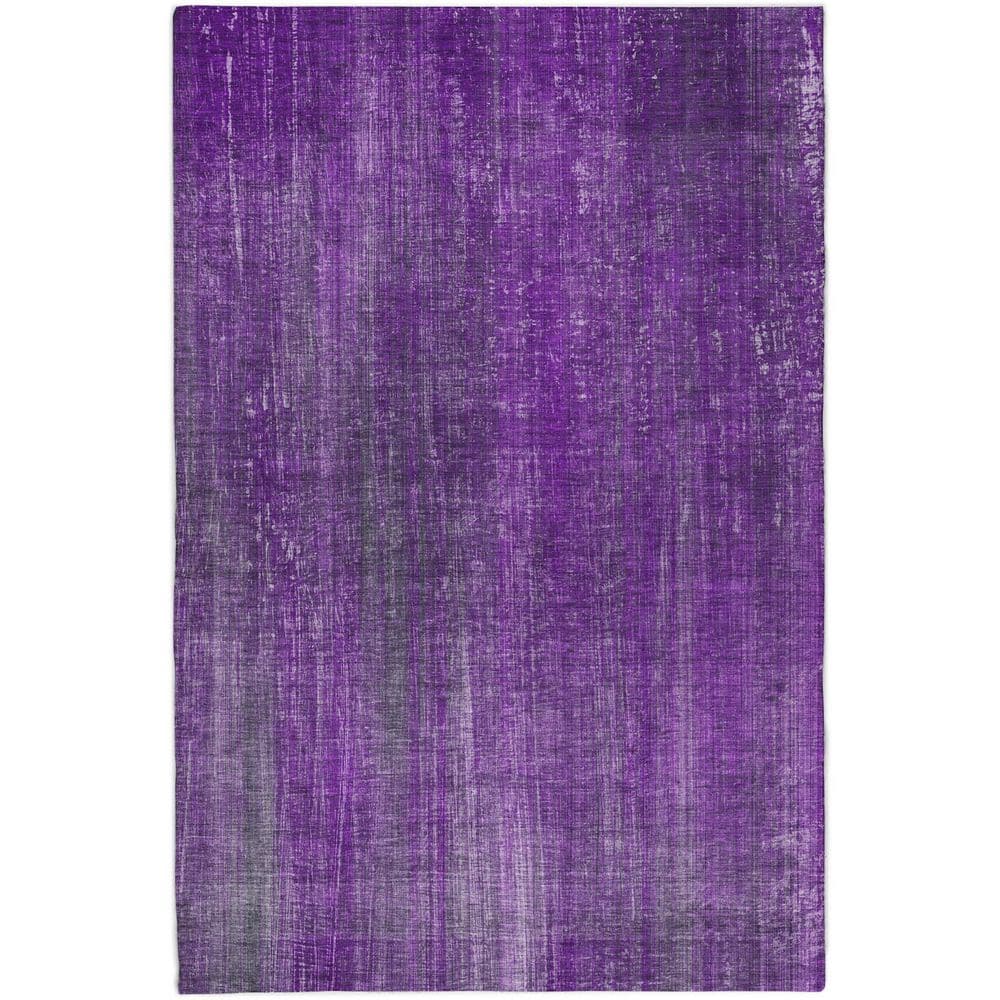 Dream Shag Premium Machine Washable Abstract ADS552 Purple 5 ft. x 7 ft. 6 in. Area Rug price history on PriceWatchPro