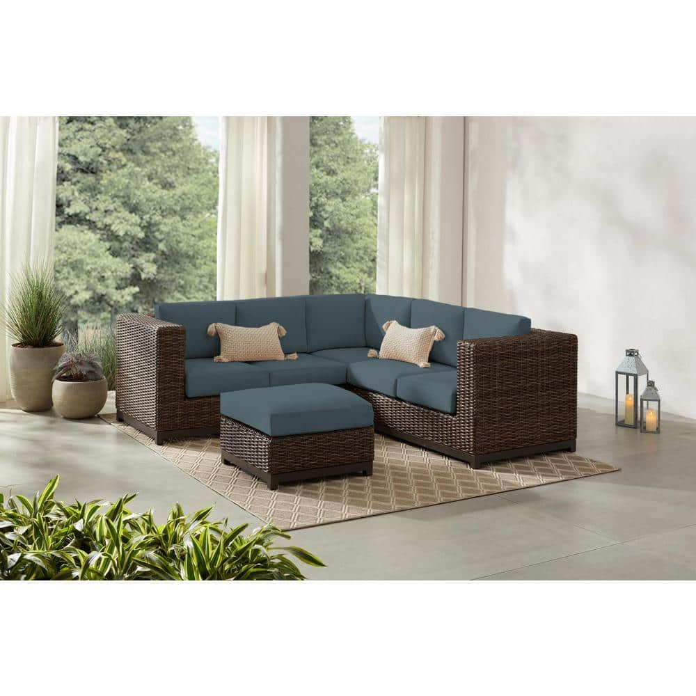 Hampton bay outdoor sectional best sale