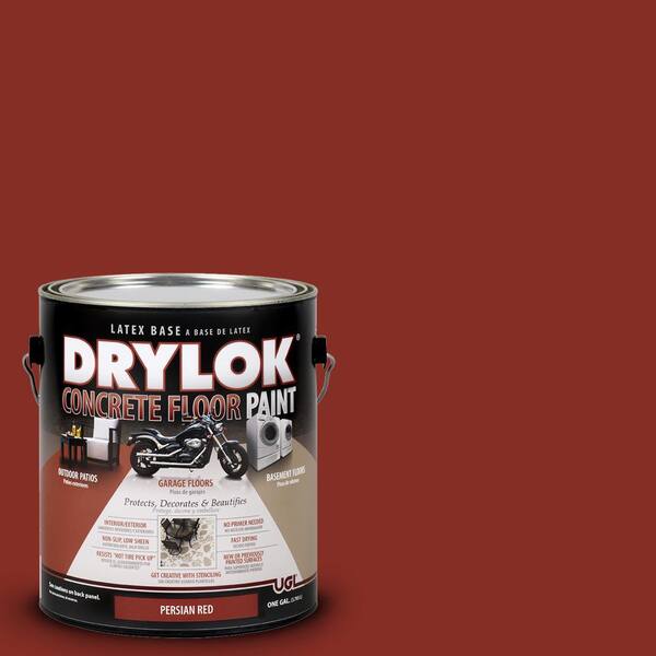 DRYLOK 1 gal. Persian Red Water Based Floor Paint