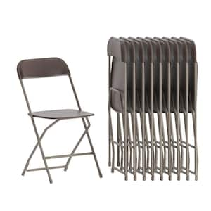 Beige Metal Stackable Folding Chairs SC004X001A - The Home Depot