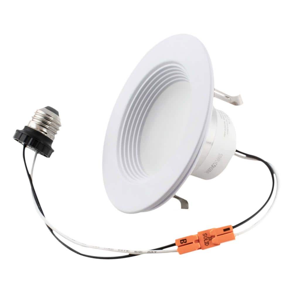 4 in. Wattage and CCT Selectable LED Recessed Downlight Retrofit (10-Pack) price history on PriceWatchPro