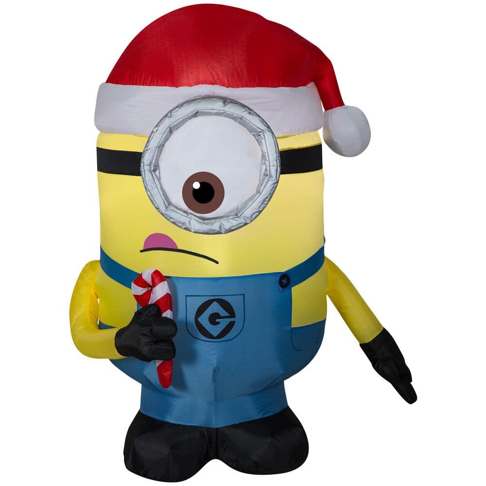 Gemmy 3.5 ft. H x 2.5 ft. W Airblown Carl withTongue Sticking Out Christmas Inflatable