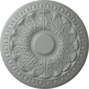 15-3/4" x 1-1/2" Colton Urethane Ceiling Medallion (Fits Canopies upto 4-3/4"), Primed White