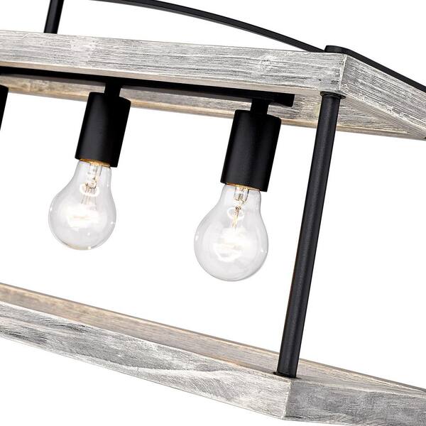 academy 5 light pendant black