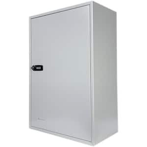 300 Position Adjustable Key Cabinet with Combo Lock, Grey CB13562