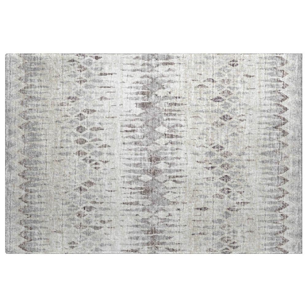 Dream Shag Premium Machine Washable Abstract ADS38 Beige 3 ft. x 4 ft. Area Rug price history on PriceWatchPro
