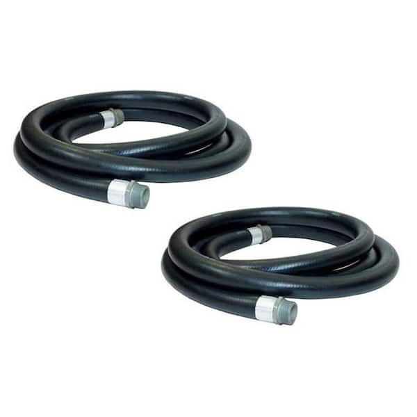 98108450 3/4" Diameter 10' Length 60 PSI Farm Fuel Transfer Hose (2 Pack)