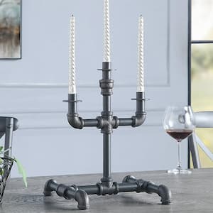 Brantley Candle Holder in Sandy Gray