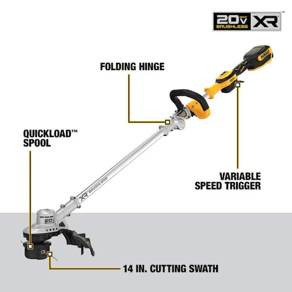 dewalt cordless lawn trimmer