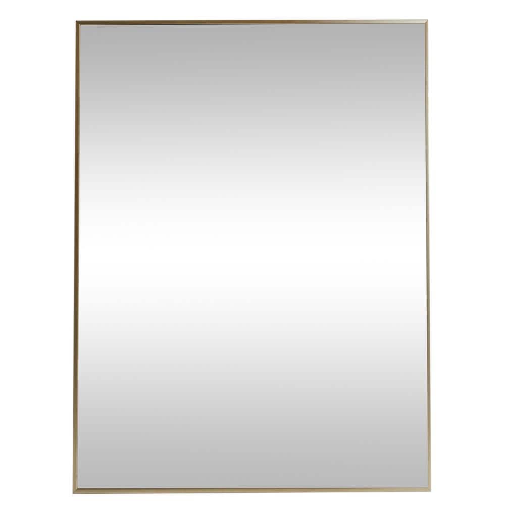 22 in. W x 28 in. H Gold Vanity Mirror
