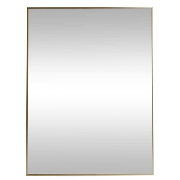 Home Decorators Collection 22 in. W x 28 in. H Gold Vanity Mirror