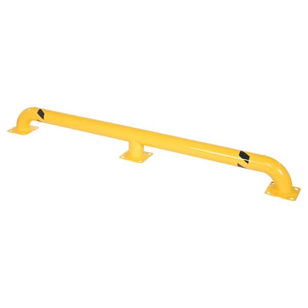 Vestil 92 in. Wheel Alignment Curb Yellow