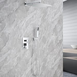 Single Handle 1 -Spray Pattern Shower Faucet 2.5 GPM with Pressure Balance Anti Scald in Chrome