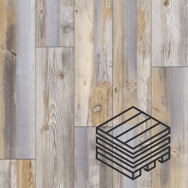 Dekorman Rosy Moab Pine 20 MIL x 7.1 in. W x 48 in. L Click Lock Waterproof Luxury Vinyl Plank Flooring (1300.2 sq. ft./Pallet)