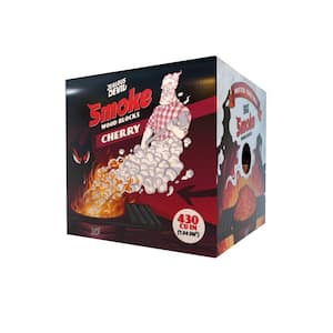 430 cu. in. Premium Smoke Cherry Wood Blocks, 100% Natural Wood Chunks - Ideal for Smokers, BBQ, and Grilling
