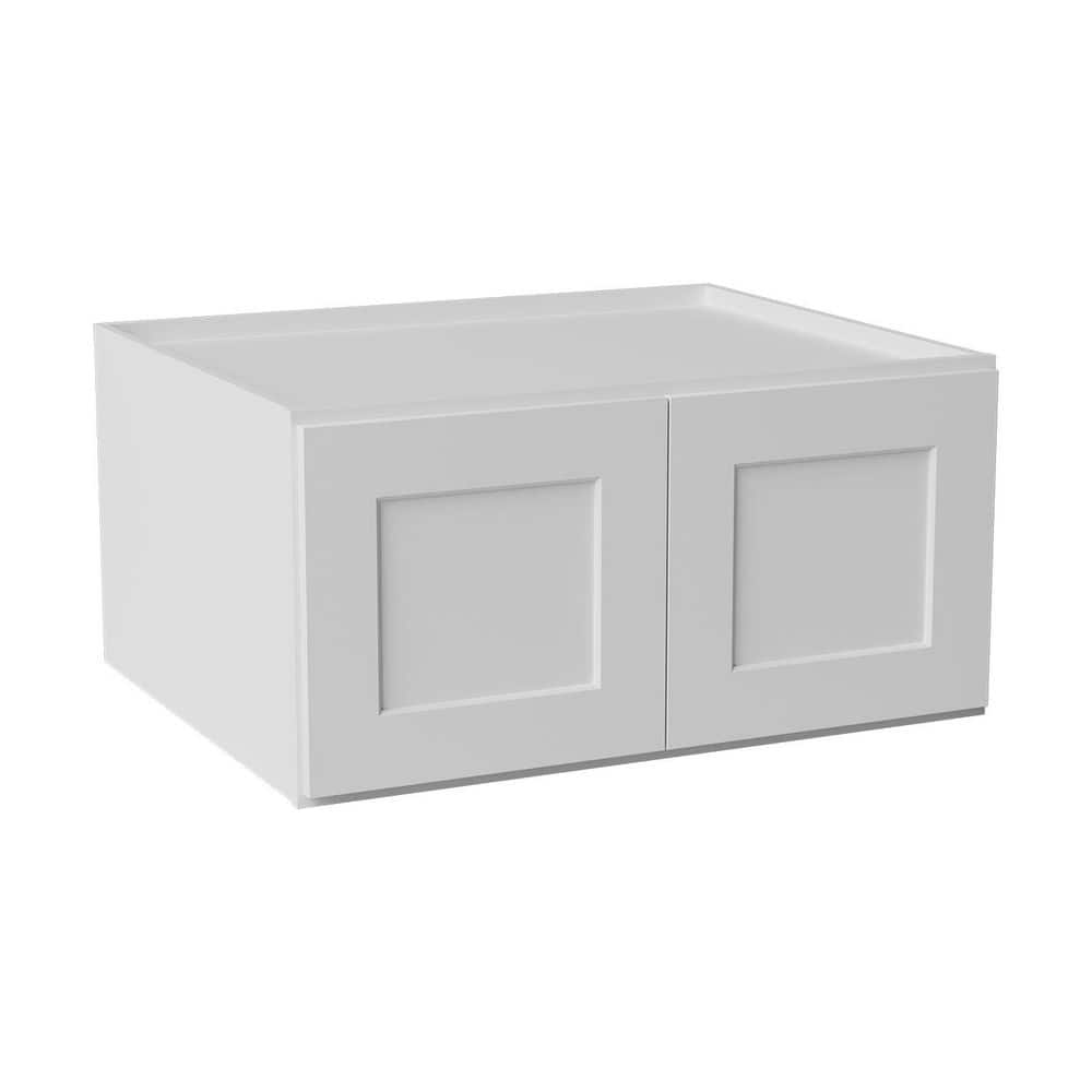 30 in. W x 24 in. D x 15 in. H Ready to Assemble Solid Wood Shaker Wall Kitchen Cabinet in White price history on PriceWatchPro