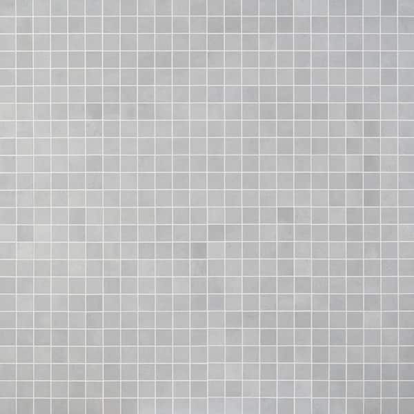 Forge Smoke 11.81 in. x 11.81 in. Matte Porcelain Floor and Wall Mosaic Tile (0.96 sq. ft./Each)