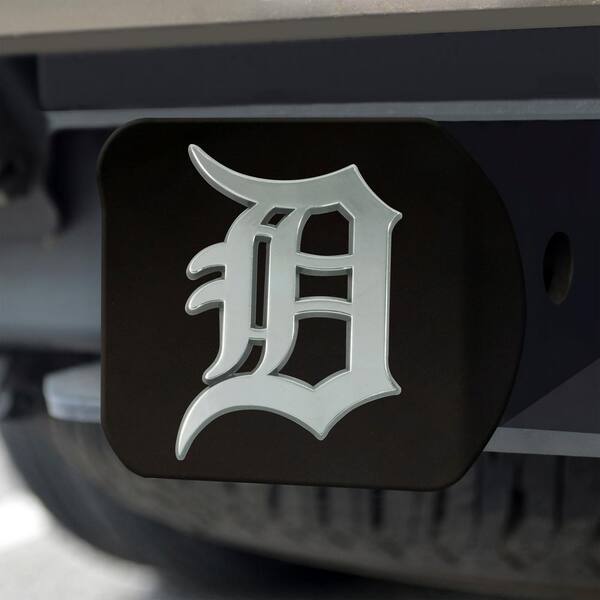 Detroit Tigers Hitch Cover - Team Color on Chrome - Auto Accessories - MLB