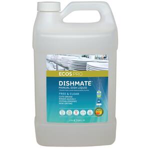 128 oz. Dishmate Free and Clear Manual Dishwashing Liquid