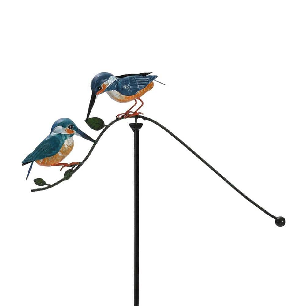 Zaer Ltd. International 47 in. Tall Double Hummingbird Balance Stake ...